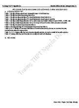 Đề cương ôn thi học sinh giỏi môn Hoá học Lớp 12 - Năm học 2012-2013 - Trường THPT Nguyễn Du